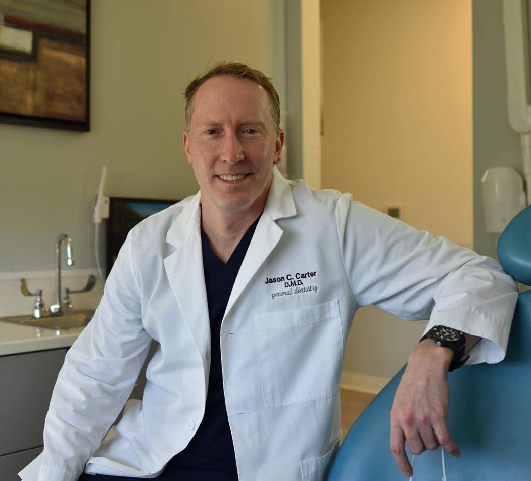 Dr. Carter professional headshot at Carter | Callaway Dental Group in Tallahassee, Florida.